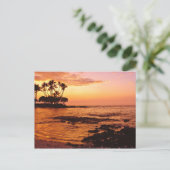 Big Island, Hawaii. Sunset, Big Island Hawaii. 2 Briefkaart (Staand voorkant)