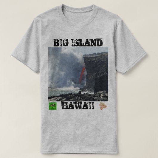 BIG ISLAND, HAWAII T-SHIRT (Design voorkant)
