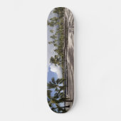 Big Island Hawaii Tropical Beach Palms Panorama Persoonlijk Skateboard (Voorkant)