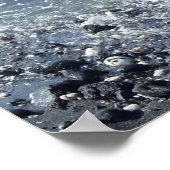 Big Island Hawaii vervormd uitzicht poster (Hoek)