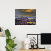 Big Island Hawaii - zonsondergang op het poster va (Thuiskantoor)