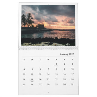 Big Island, Kleine Momenten 2026 Kalender