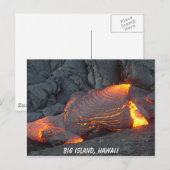 Big Island Lava Flow Briefkaart (Voorkant / Achterkant)