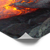 Big Island Lava Flow Hawaii Poster (Hoek)
