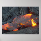 Big Island Lava Flow Hawaii Poster (Voorkant)