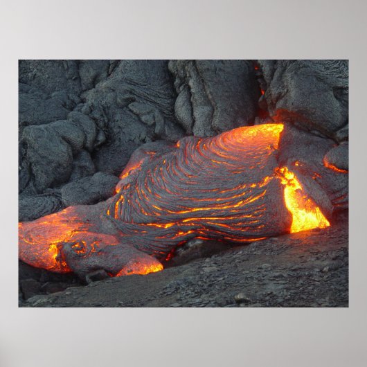 Big Island Lava Flow Hawaii Poster (Voorkant)