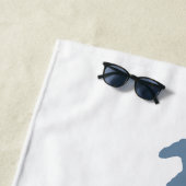 Big Island Pond New Hampshire Lake Silhouette Map Strandlaken (In situ)