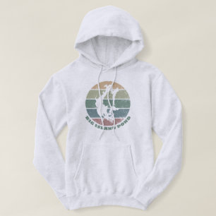 Big Island Pond NH Retro Lake Emblem Hoodie