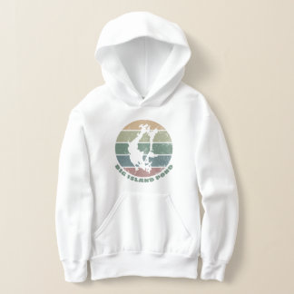 Big Island Pond NH Vintage Retro Meer Embleem