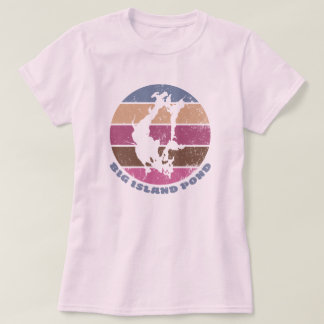 Big Island Pond Retro Pinks T-shirt