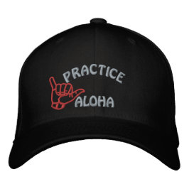 Big Island praktijk Aloha Shaka (Hang los) Geborduurde Pet