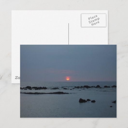Big Island Sunset Briefkaart (Voorkant / Achterkant)