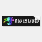 BIG ISLAND - Tribale Honu-regenboog Bumpersticker (Voorkant)