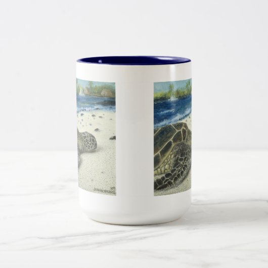 Big Island Zee Turtle Coffee Mok (Center)