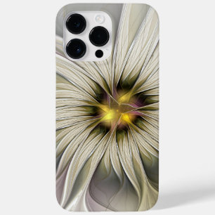Big Ivory Flower, Abstract Modern Fractal Art Case-Mate iPhone 14 Pro Max Hoesje