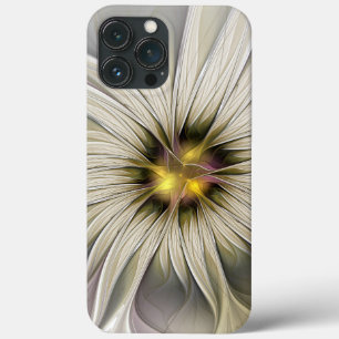 Big Ivory Flower, Abstract Modern Fractal Art Case-Mate iPhone Case
