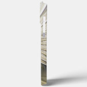 Big Ivory Flower, Abstract Modern Fractal Art Case-Mate iPhone Case (Achterkant / Links)