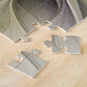 Big Ivory Flower, Abstract Modern Fractal Art Legpuzzel (Zijkant)