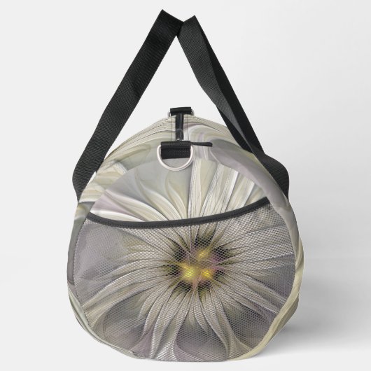 Big Ivory Flower, Abstract Modern Fractal Art Plunjezak (Rechts)