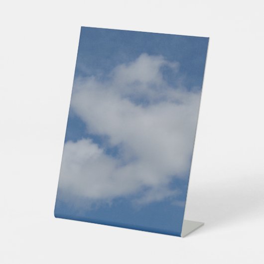 Big J Cloud Photo Reclamebord Met Voetstuk (Voorkant)