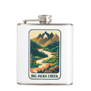 Big Jacks Creek Idaho Kleuren Heupfles