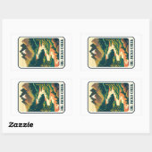 Big Jacks Creek Idaho Kleuren Rechthoekige Sticker (Vel)