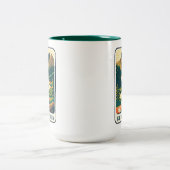 Big Jacks Creek Idaho Kleuren Tweekleurige Koffiemok (Center)