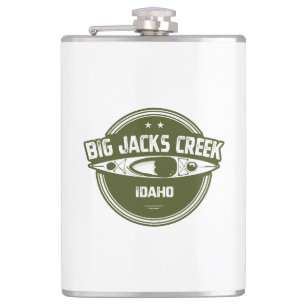 Big Jacks Creek Wild en de Schilderachtig rivier d Heupfles