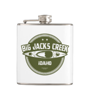 Big Jacks Creek Wild en de Schilderachtig rivier d Heupfles