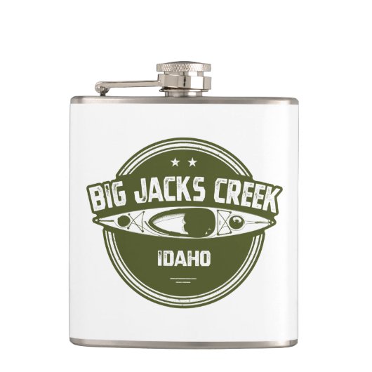 Big Jacks Creek Wild en de Schilderachtig rivier d Heupfles (Voorkant)