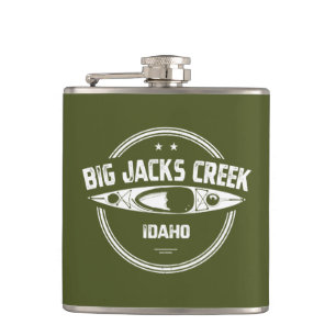 Big Jacks Creek Wild en de Schilderachtig rivier d Heupfles