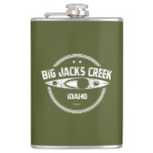 Big Jacks Creek Wild en de Schilderachtig rivier d Heupfles (Voorkant)