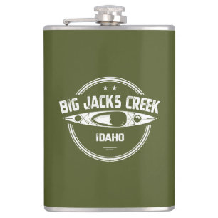 Big Jacks Creek Wild en de Schilderachtig rivier d Heupfles