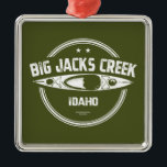 Big Jacks Creek Wild en de Schilderachtig rivier d Metalen Ornament<br><div class="desc">Big Jacks Creek ligt in Owyhee County, Idaho. Vanaf het noorden van Riddle stroomt het noordelijk en oostelijk door de Big Jacks Creek Wilderness, die uiteindelijk naar de Bruneau-rivier stroomt.</div>