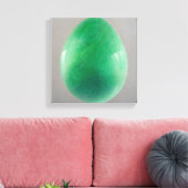 Big Jade Egg Canvas Afdruk (Insitu (Woonkamer))