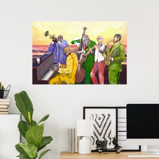 **Big JAzz Band** Poster (Thuiskantoor)