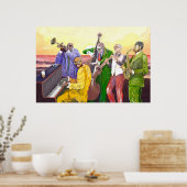 **Big JAzz Band** Poster (Keuken)