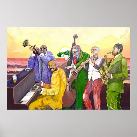 **Big JAzz Band** Poster (Voorkant)