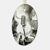 Big Jazz Keramisch Ornament (Links)