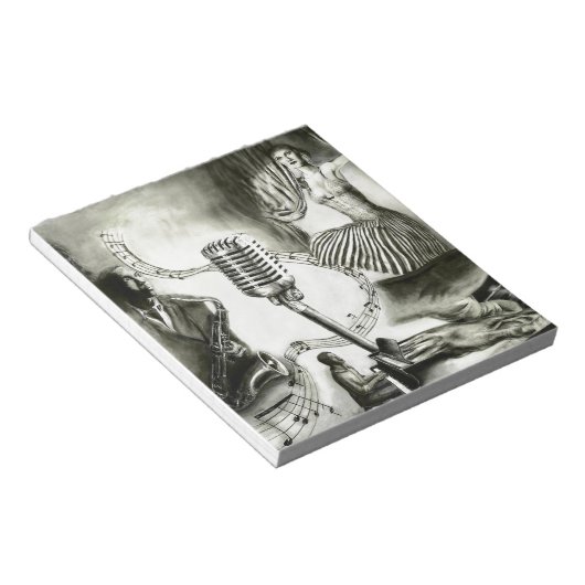 Big Jazz Notitieblok (Schuin)