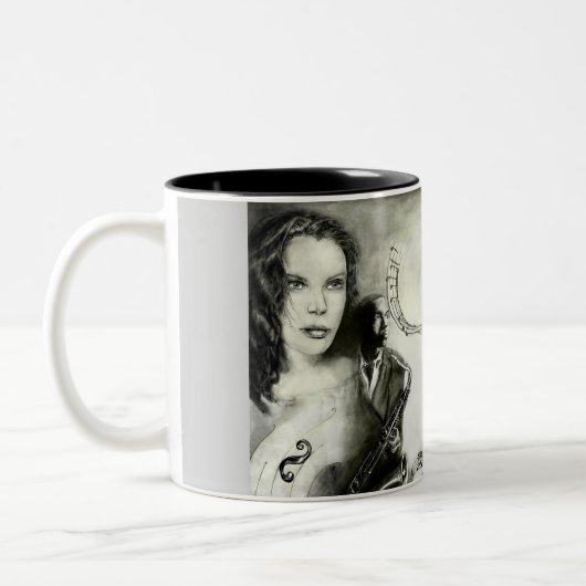 Big Jazz Tweekleurige Koffiemok (Links)