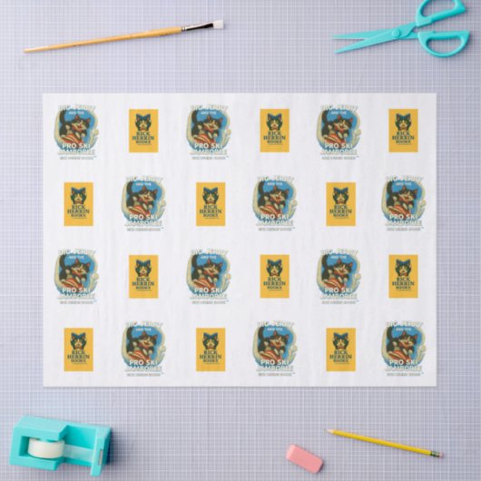 Big Jerry and Rick Herrin Books Logo Tissue Paper Tissuepapier (Craft)