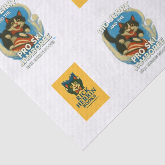 Big Jerry and Rick Herrin Books Logo Tissue Paper Tissuepapier (Detail)