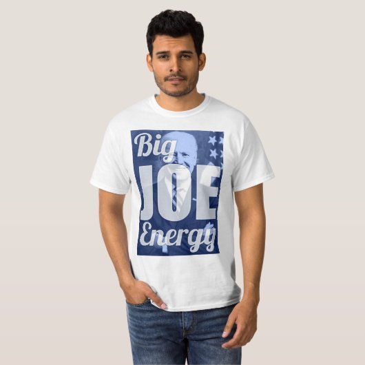 Big Joe Energy Biden 2020 T-shirt (Voorkant volledig)