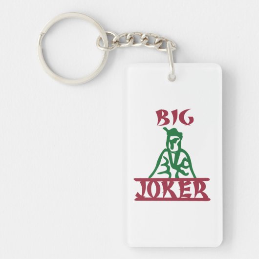 BIG JOKER Mah Jong Tile Sleutelhanger (Voorkant)