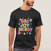 Big Joy Energy Pastel Holiday Kawaii Design T-shirt (Voorkant)