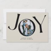 Big Joy Fotokaart met Buffalo Plaid Kaart (Voorkant)