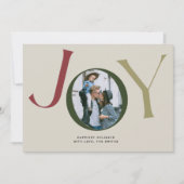 Big Joy Fotokaart met Buffalo Plaid Kaart (Voorkant)