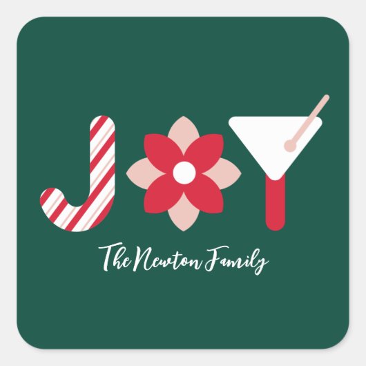 Big Joy Green Sticker (Voorkant)