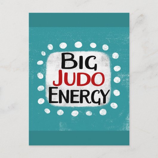 Big Judo Energy Briefkaart (Voorkant)